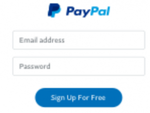 sign up for paypal card