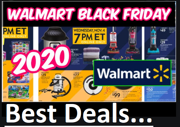 Walmart Black Friday 2020 –  Deals To Expect