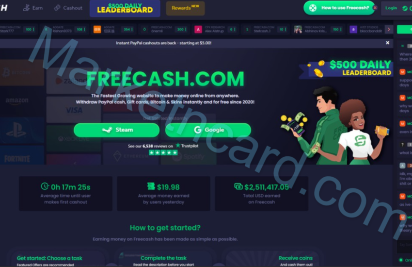 Freecash.com Hack