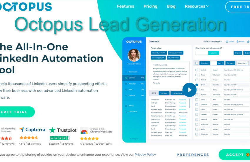 Octopus Lead Generation – Software Reviews, Demo & Pricing – 2023 | Lead Generation Online